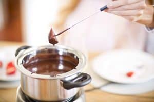 fondue de chocolate