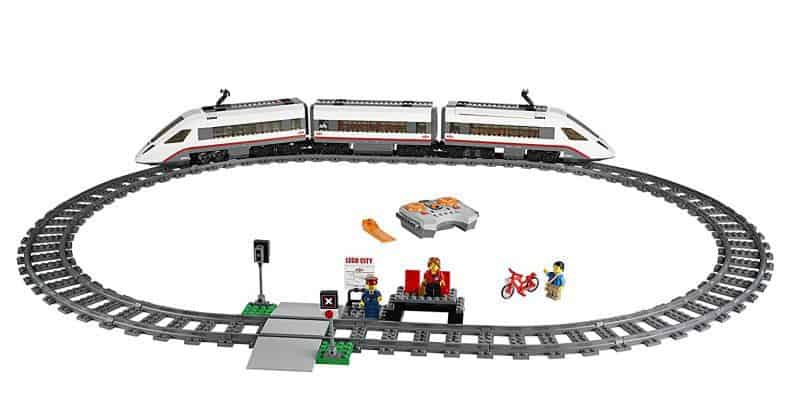 tren de lego con el trayecto completo