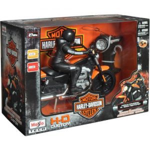 moto rc harley davison en su caja