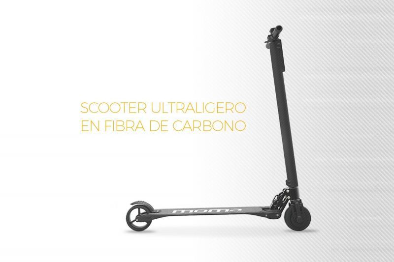 scooter de fibra de carbono