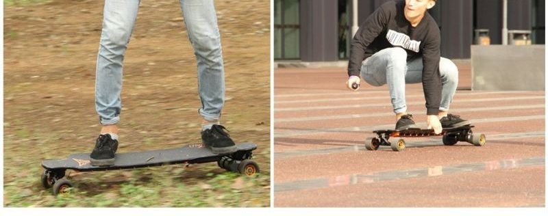 situaciones de uso en un longboard electrico