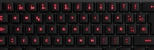 teclado qwerty con ñ